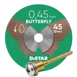 Круг алмазний відрізний 1A1R 45x0,45x5,8H/3.2-3.0F Butterfly