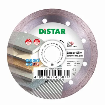 Диск Distar Decor Slim 115 мм для плитки на КШМ