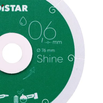 Алмазний диск Distar Shine 76 мм для чистого різу