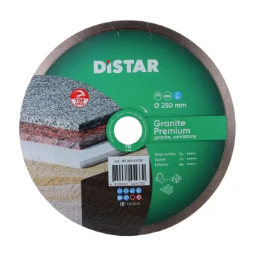 Диск Distar Granite Premium 250 мм для мокрого різу каменю