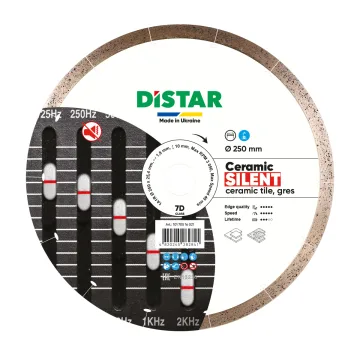 Алмазний круг DISTAR Ceramic Silent 250 мм для керамограніту