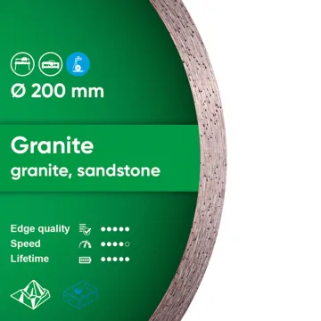 Алмазний круг Distar Granite 200 мм для плиткоріза