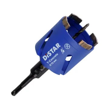 Алмазна коронка Distar 72 mm SDS+ T-Concrete під розетки