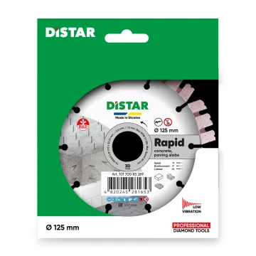 Круг Distar HIT Rapid 125 мм для штроборіза і КШМ