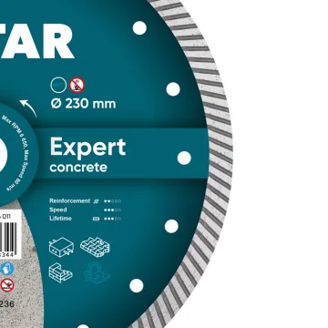 Алмазний диск Distar Turbo Expert 230 мм для КШМ