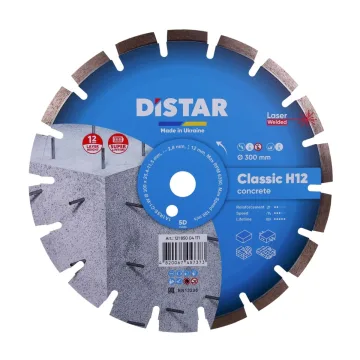 Алмазний диск 304 мм Distar Classic H12 для бетону