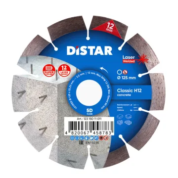Диск Distar Classic 125 мм для армобетону та плитки