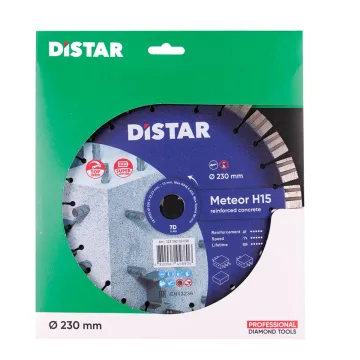 Диск Distar Meteor H15 232 мм для штроборіза по бетону