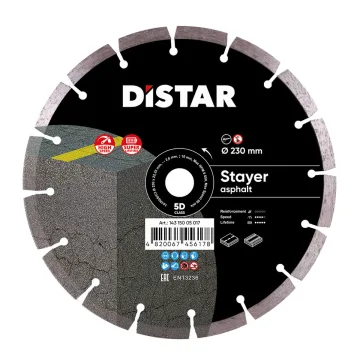 Алмазний диск Distar 1A1RSS/C3 230x2,6/1,8x10x22,23-16-HIT STAYER